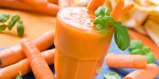 При стресова ситуация, чаша прясно изцеден сок от моркови, може да направи чудеса.